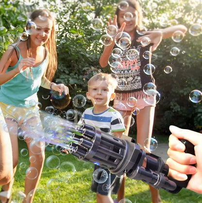 Electric Bubble Gun with 8 Holes for Toddler Toys