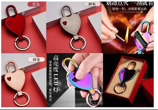 Heart Lighter Key Chain