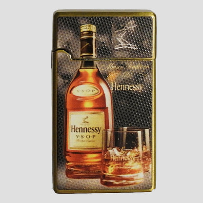 Hennessy with Bottle Design