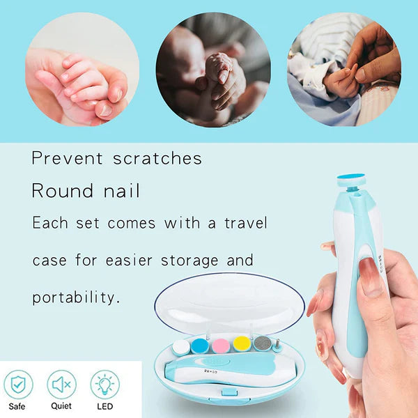 Nail Trimmer for Baby File Polish Toe and Finger Nails, Kids Nail Cutter with Light, Baby Nail Cutter, Safe and Useful with No Harm.