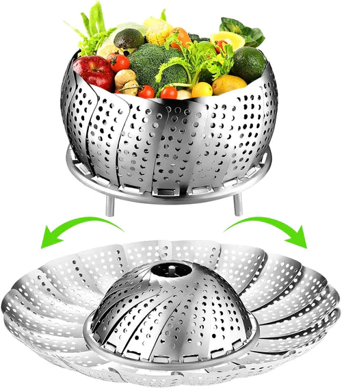 Stainless Steel Folding Steamer Basket