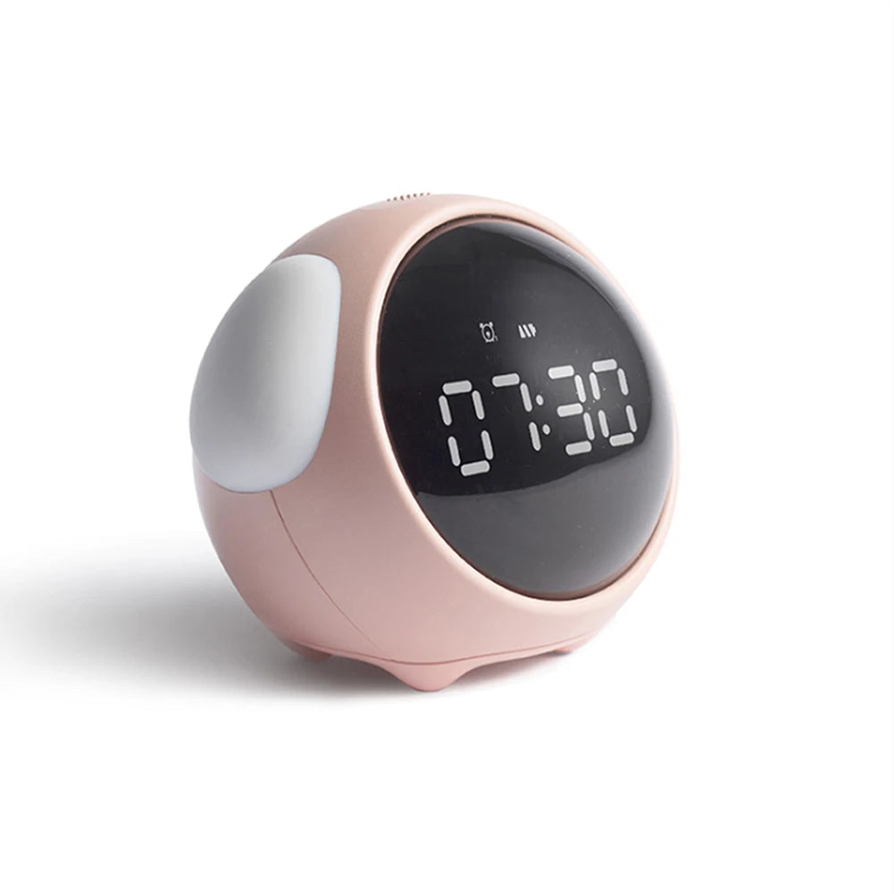 Digital Emoji Alarm Clock with Lamp