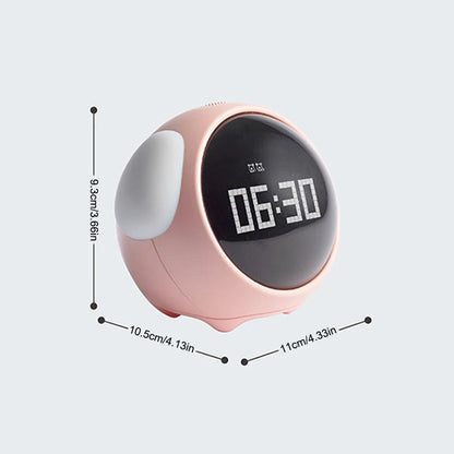 Digital Emoji Alarm Clock with Lamp