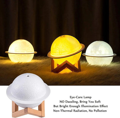 3D Moon Lamp Moonlight Humidifier with Color Changing Night Light(2 Spraying Modes)