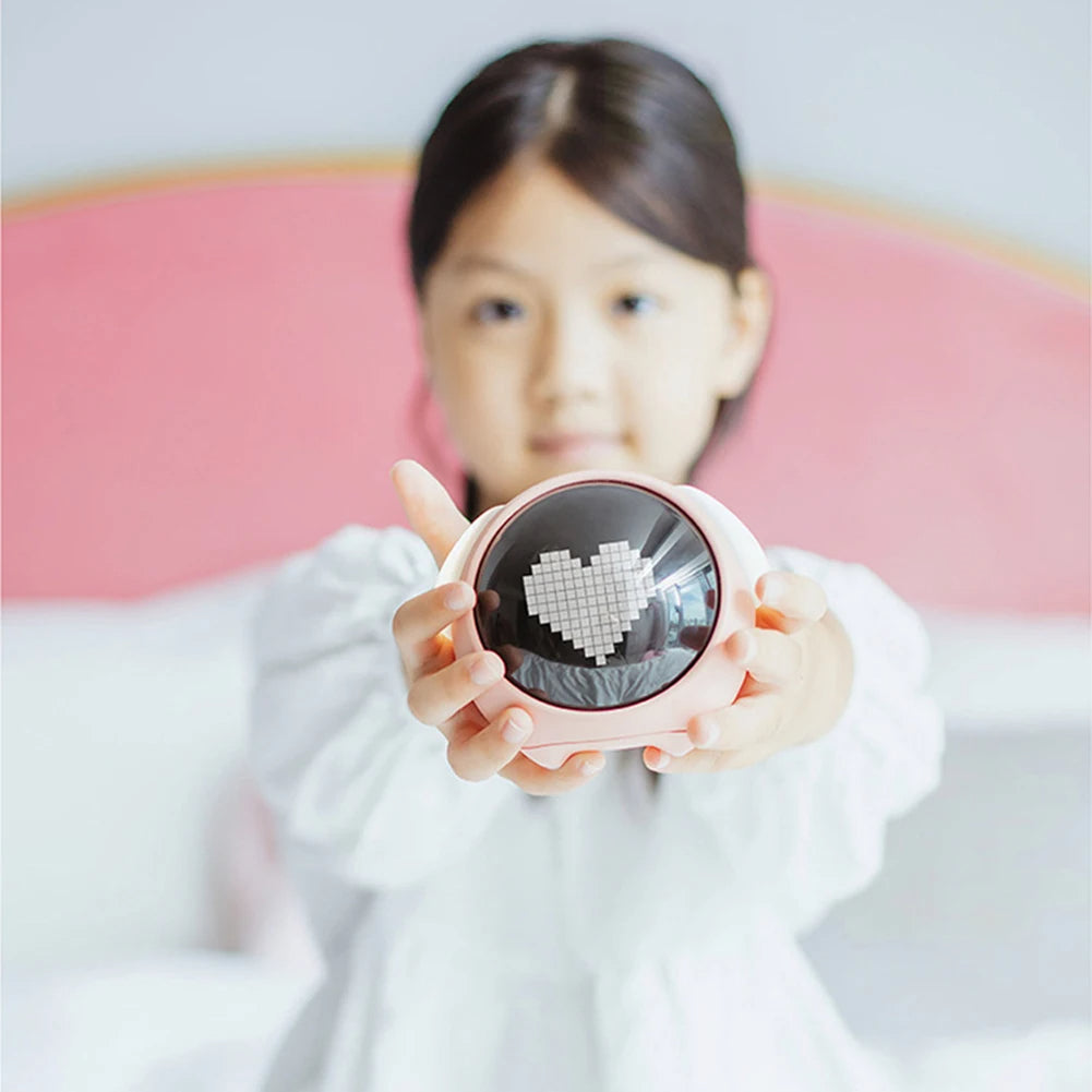 Digital Emoji Alarm Clock with Lamp