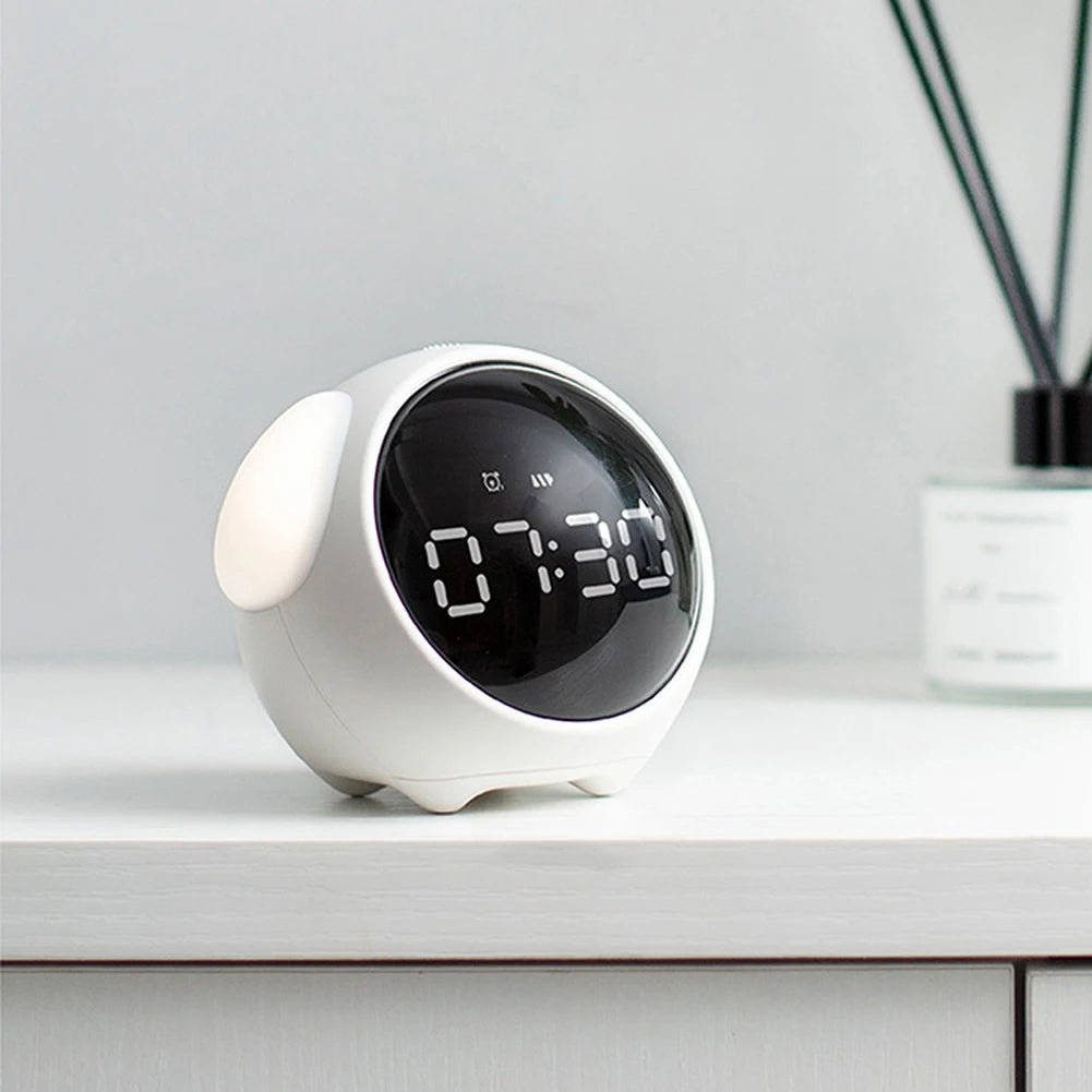 Digital Emoji Alarm Clock with Lamp