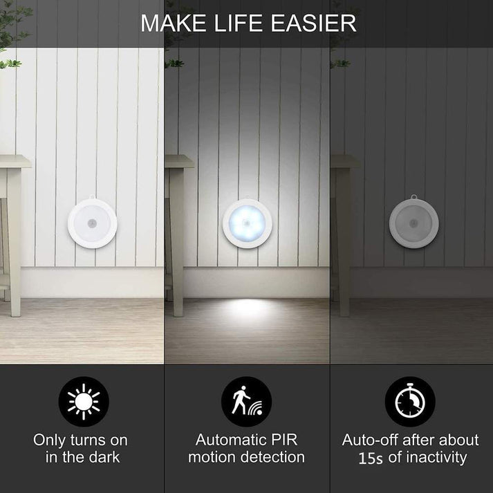 Motion Sensor Light for Home with USB Charging